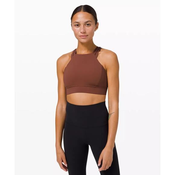 Lululemon NWT Strong Heart Bra Ancient Copper Size 6 - Picture 1 of 5